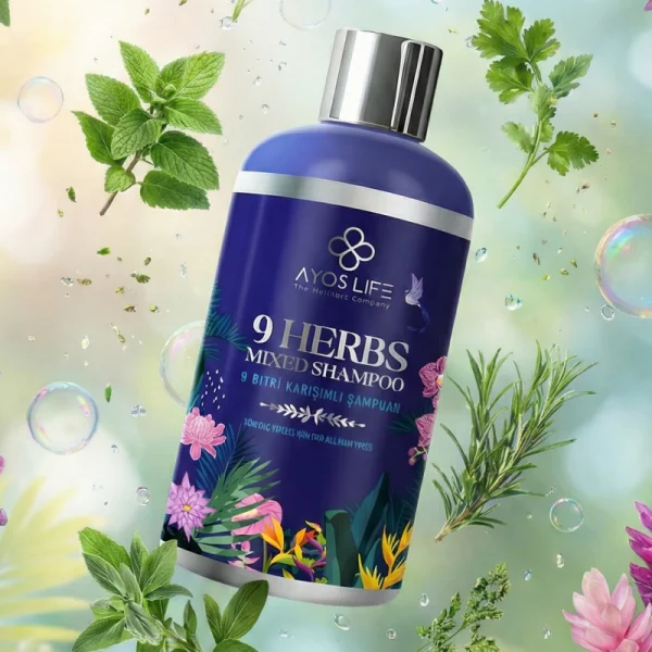 9 HERBS HAIR SHAMPOO (шампунь 9 трав для волос)